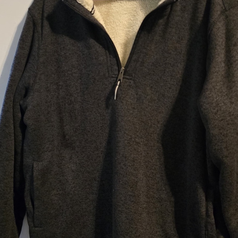 Orvis Charcoal Zip-Up Sweater for Men - Picture 4 of 16